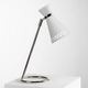 Havana Table Lamp - Polished Nickel / White