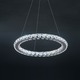 Circle Pendant LED Daylight White - Stainless Steel/Anthracite Grey / Crystal Circle Pendant LED Daylight White - Stainless Steel/Anthracite Grey / Crystal