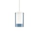 Freejack Mini Echo Pendant - Satin Nickel / Steel Blue