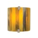 Essex Wall Sconce - Satin Nickel / Ivory /Brown /Amber