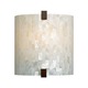 Essex Wall Sconce - Antique Bronze / White Shell