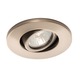 3 Inch Adjustable Gimball Ring - Brushed Nickel / Clear