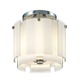 Velos Ceiling Semi Flush Mount - Polished Chrome / White