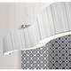 Vanity S2 Suspension - Brushed Nickel / White