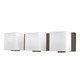 Borg Bath Bar 2-Light - Oil Rubbed Bronze / White Opal Borg Bath Bar 2-Light - Oil Rubbed Bronze / White Opal