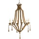 Simplicity Chandelier - Washed Wood Simplicity Chandelier - Washed Wood /