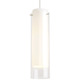 Echo Grande Pendant - Satin Nickel / Clear
