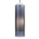 Echo Grande Pendant - Satin Nickel / Steel Blue