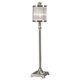 Cordelia Buffet Table Lamp - Silver / Clear Cordelia Buffet Table Lamp - Silver / Clear