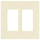 Claro 2 Gang Wall Plate