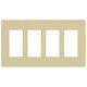 Claro 4 Gang Wall Plate Claro 4 Gang Wall Plate