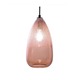 Cone Bubble Pendant - Dark Bronze / Black Cord / Aubergine