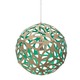 Floral Pendant - White / Natural / Aqua Floral Pendant - White / Natural / Aqua