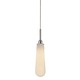 Teardrop Pendant - Polished Chrome / White Opal Teardrop Pendant - Polished Chrome / White Opal