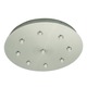 FJ 16 Inch Round 9 Port 50W Canopy - Satin Nickel / 