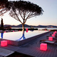 Cube LED Outdoor/Indoor Lamp - White / 