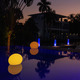 Flatball LED Outdoor/Indoor Table Lamp - White / 