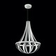 Crystal Empire 34 Inch 3000K LED Suspension - White Pass / Crystal Crystal Empire 34 Inch 3000K LED Suspension - White Pass / Crystal