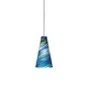 Taza Pendant - Satin Nickel / Blue / Green
