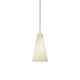Taza Pendant - Satin Nickel / Cream