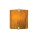 Essex Wall Sconce - Satin Nickel / Beach Amber