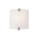 Essex Wall Sconce - Satin Nickel / Surf White