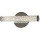 Jazz Crystal Wall Sconce - Polished Chrome / Clear