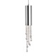 Cynthia Pendant - Polished Chrome / Crystal