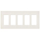 Satin Colors 5 Gang Wall Plate