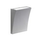 Delwa Wide LED Wall Sconce - Silver Grey Delwa Wide LED Wall Sconce - Silver Grey /