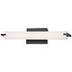 Tube LED Bath Bar - Dark Restoration Bronze / Etched Opal Tube LED Bath Bar - Dark Restoration Bronze / Etched Opal
