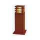 Rusty Square 40 /70 Exterior Bollard Rusty Square 40 /70 Exterior Bollard
