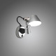 Tolomeo LED Micro Wall Spot Light with Switch - Aluminum / 