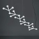 LED Net Line Suspension Light - Aluminum / 