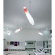 Noto 160 Watt Suspension Light - Steel / White Glass