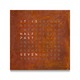 Qlocktwo Wall Clock Special Edition - Rust / 