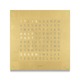 Qlocktwo Wall Clock Special Edition - Gold / 