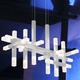 Connetix Bar Pendant - Satin Aluminum / White