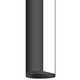 Bardot Vanity with 4 inch Round Canopy - Black Bardot Vanity with 4 inch Round Canopy - Black /