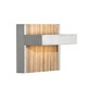 Ashland LED Wall Sconce - Satin Nickel / Zebra