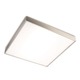 Apolo Ceiling Flush Mount - Matte Nickel / White