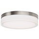 Cirque Wall / Ceiling - Satin Nickel / White