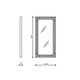 Amici Large Rectangle Mirror - /