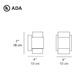 Dupla LED Double Wall Light  -  / 