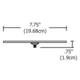 FJ 7 Inch Round Recessed Canopy - /