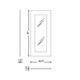 Monika Large Rectangle Mirror -  / 