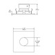 3.5 Inch Square Regressed Pinhole Trim -  / 