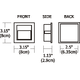 Step Slave Wall Recessed -  / 