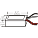 Remote 60W 12V LED Electronic Transformer -  / 