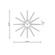 Wired Star Wall Clock - /